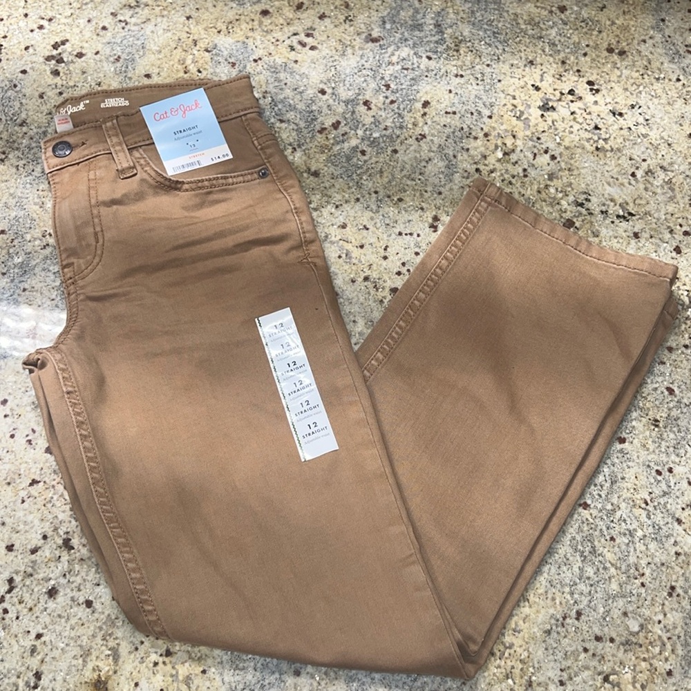 Tan Cat & Jack Straight Leg Jean